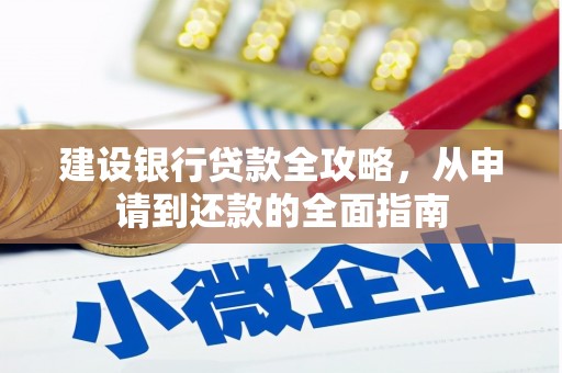 张家界建设银行贷款全攻略，从申请到还款的全面指南