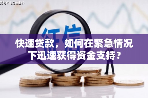 张家界快速贷款，如何在紧急情况下迅速获得资金支持？