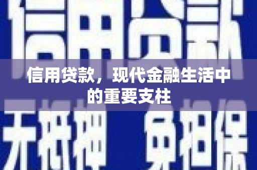 张家界信用贷款，现代金融生活中的重要支柱