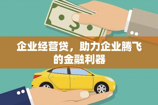 张家界企业经营贷，助力企业腾飞的金融利器