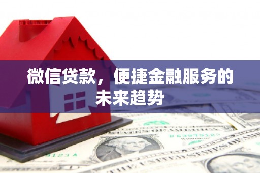 张家界微信贷款，便捷金融服务的未来趋势