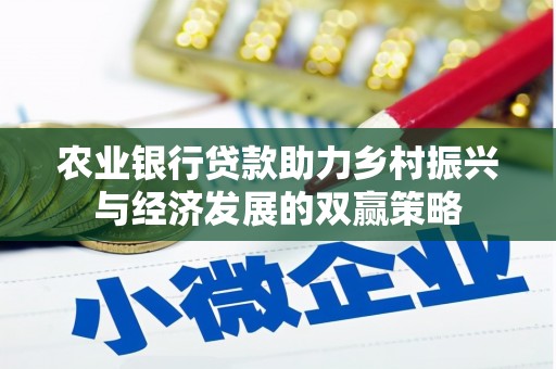 张家界农业银行贷款助力乡村振兴与经济发展的双赢策略