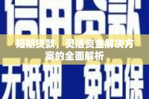 张家界短期贷款，灵活资金解决方案的全面解析