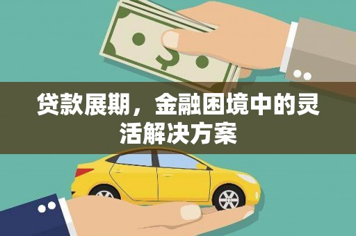 张家界贷款展期，金融困境中的灵活解决方案