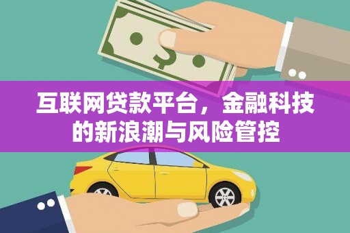 张家界互联网贷款平台，金融科技的新浪潮与风险管控