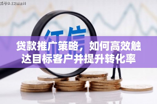张家界贷款推广策略，如何高效触达目标客户并提升转化率