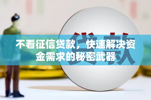 张家界不看征信贷款，快速解决资金需求的秘密武器