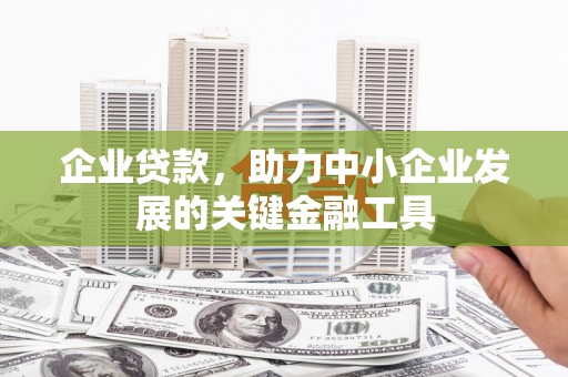 张家界企业贷款，助力中小企业发展的关键金融工具