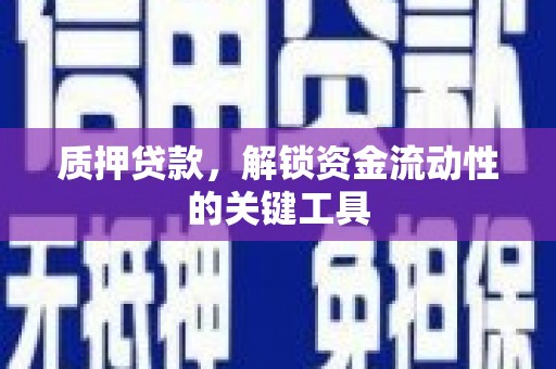张家界质押贷款，解锁资金流动性的关键工具