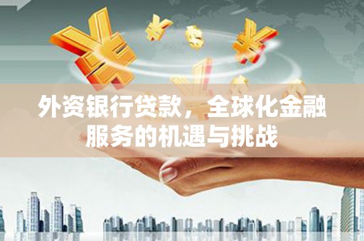 张家界外资银行贷款，全球化金融服务的机遇与挑战